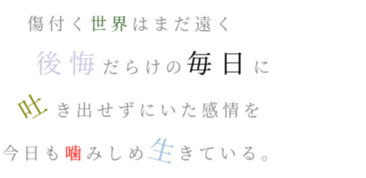 感情 世界 後悔だらけ 人生 のんたん 明朝体ﾃﾞｺのqrコード