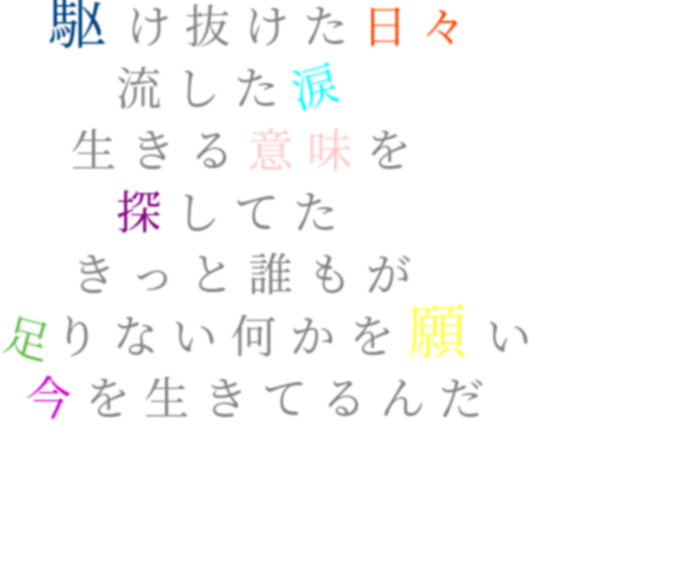 日々 涙 Greeeen 刹那 足りない何 意味 明朝体ﾃﾞｺのqrコード