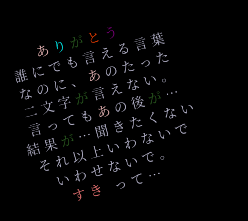 二文字 結果 言葉 片思い 日記所有者 明朝体ﾃﾞｺのqrコード