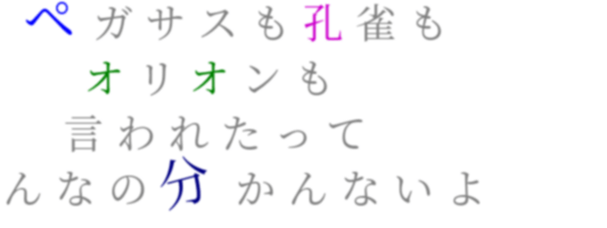 オリオン ペガサス Radwimps ソクラティックラブ 孔雀 Wimper 明朝体ﾃﾞｺのqrコード