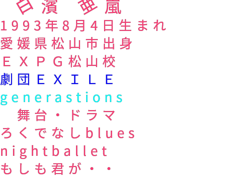 愛媛県松山市出身 明朝体デコメ広場 日本最大級の明朝体デコメサイト