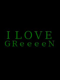 ILOVE GReeeeN     