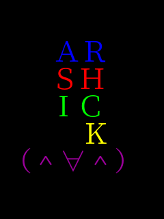 AR SH IC  K (^^)  